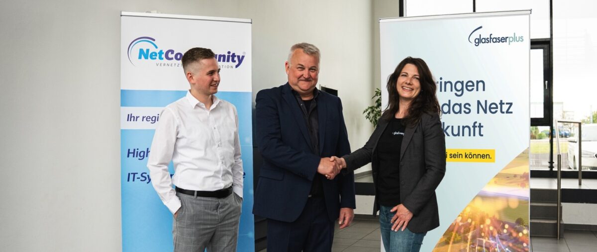 NetCommunity und GlasfaserPlus starten Partnerschaft